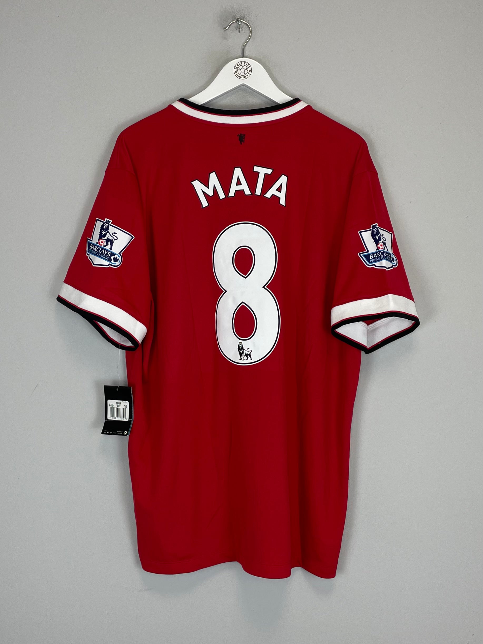 2014/15 MANCHESTER UNITED MATA #8 *BNWT* HOME SHIRT (XXL) NIKE