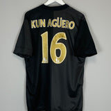 2013/14 MANCHESTER CITY KUN AGUERO #16 AWAY SHIRT (XL) NIKE