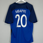 2016/17 FRANCE MBAPPE #20 HOME SHIRT (XL) NIKE