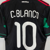 2010/11 MEXICO C.BLANCO #10 AWAY SHIRT (M) ADIDAS