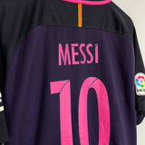 2016/17 BARCELONA MESSI #10 AWAY SHIRT (XL) NIKE