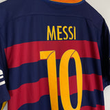 2015/16 BARCELONA MESSI #10 HOME SHIRT (XL) NIKE