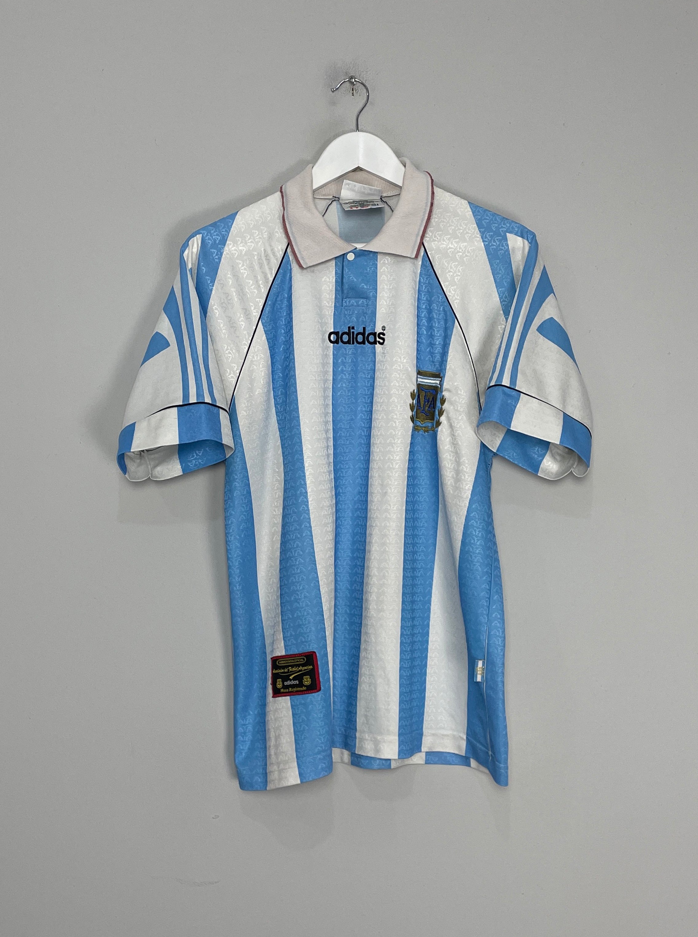 1995/96 ARGENTINA HOME SHIRT (M) ADIDAS