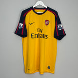 2008/09 ARSENAL EDUARDO #9 AWAY SHIRT (XL) NIKE