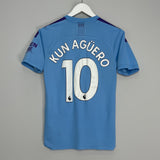 2019/20 MANCHESTER CITY KUN AGUERO #10 *125 YEAR* HOME SHIRT (S) PUMA