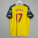 2014/15 ARSENAL ALEXIS #17 AWAY SHIRT (XL) PUMA