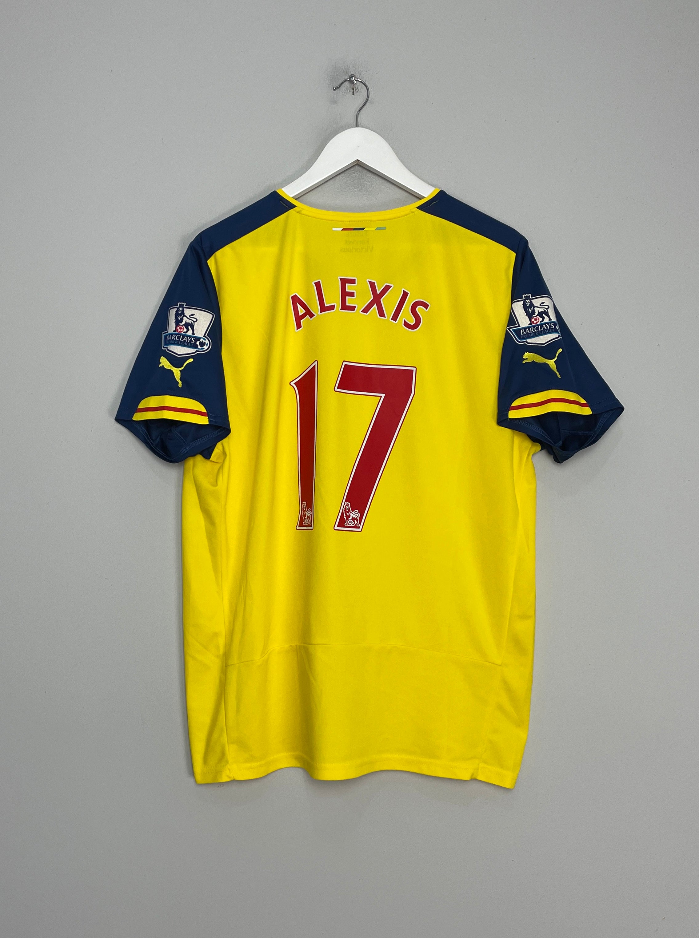 2014/15 ARSENAL ALEXIS #17 AWAY SHIRT (XL) PUMA