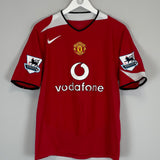 2004/05 MANCHESTER UNITED RONALDO #7 HOME SHIRT (M) NIKE