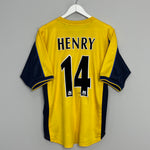 Image of the Arsenal Henry shirt from the 1999/01 season