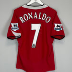 2004/05 MANCHESTER UNITED RONALDO #7 HOME SHIRT (M) NIKE