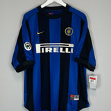 2000/01 INTER MILAN RONALDO #9 *BNWT* HOME SHIRT (L) NIKE