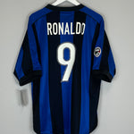 2000/01 INTER MILAN RONALDO #9 *BNWT* HOME SHIRT (L) NIKE