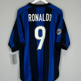 2000/01 INTER MILAN RONALDO #9 *BNWT* HOME SHIRT (L) NIKE