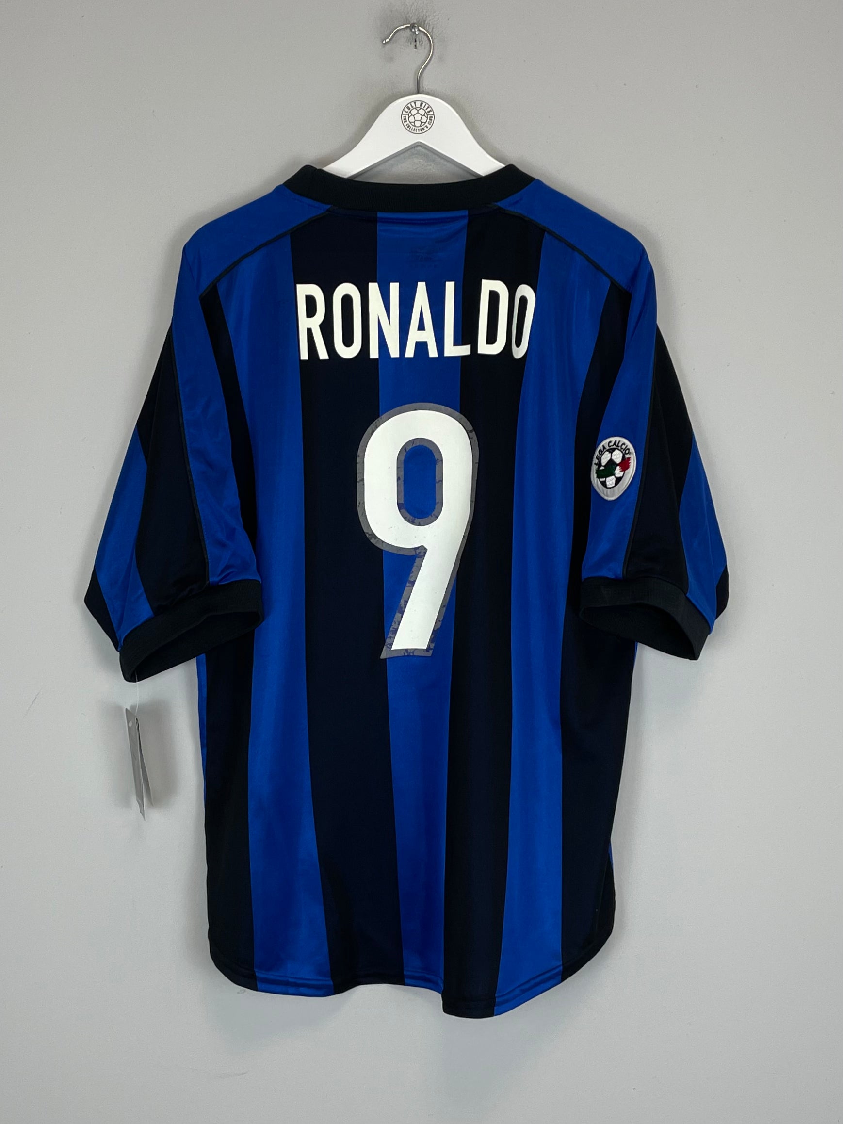 2000/01 INTER MILAN RONALDO #9 *BNWT* HOME SHIRT (L) NIKE