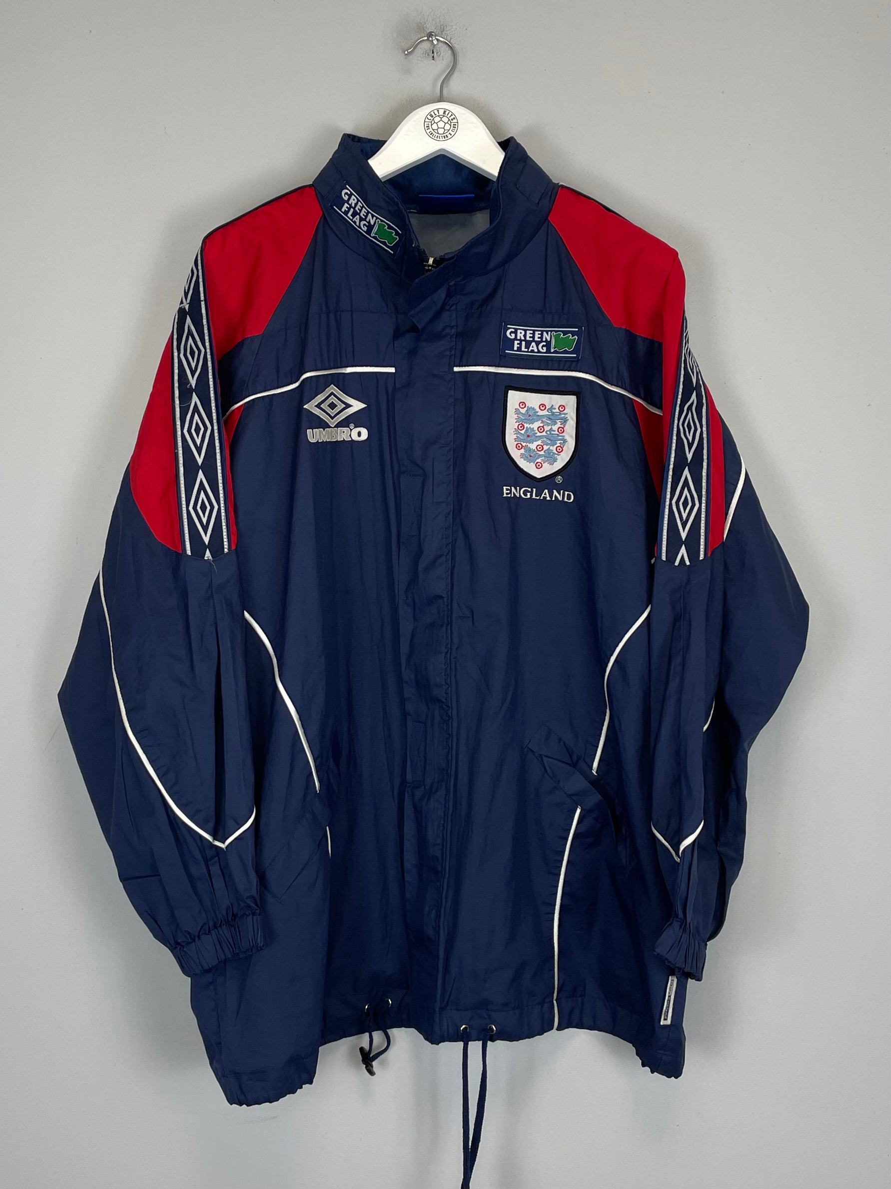 1995/97 ENGLAND TRACK JACKET (M) UMBRO