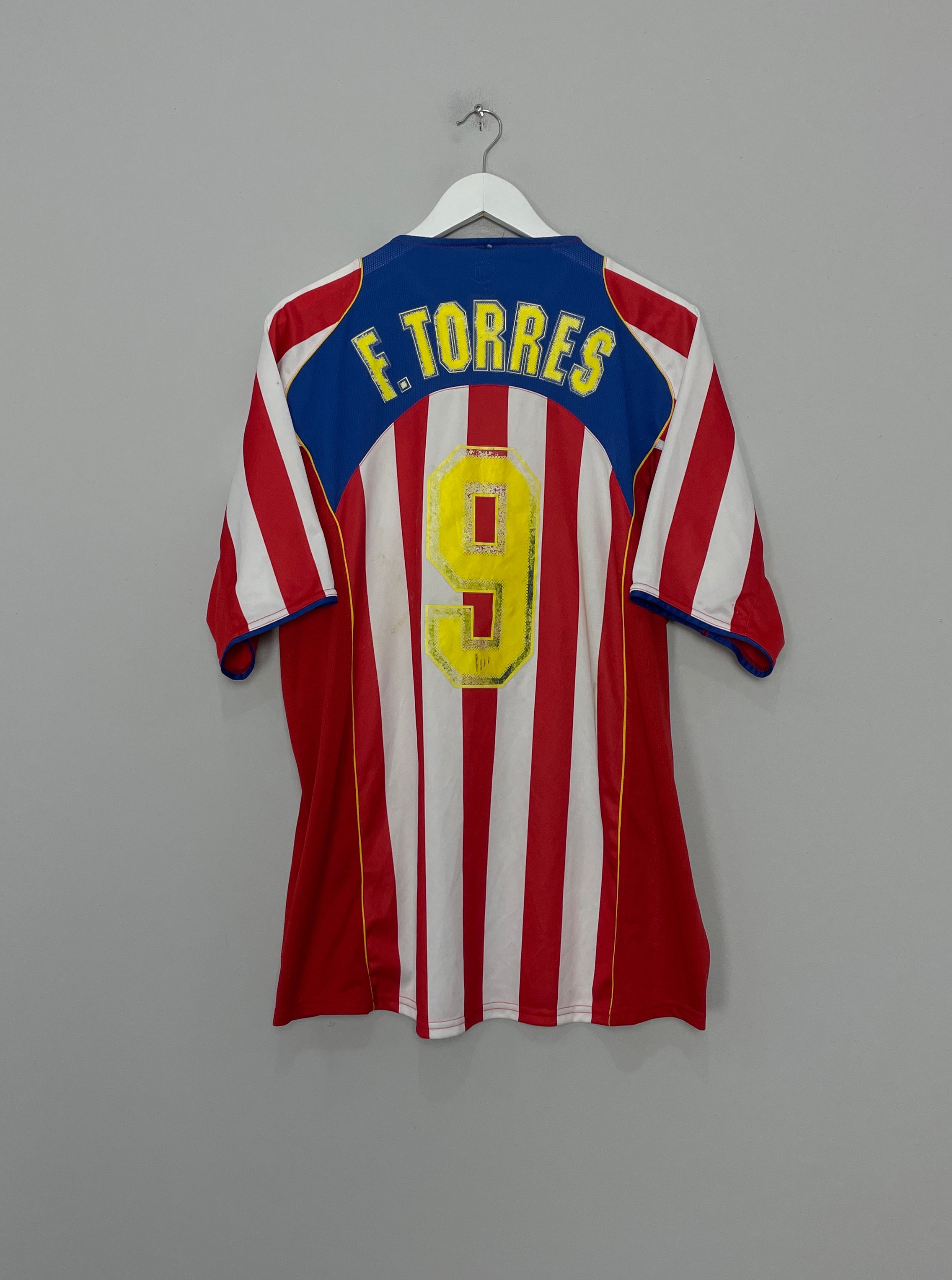 Image of the Atletico Madrid Torres shirt from the 2004/05 season