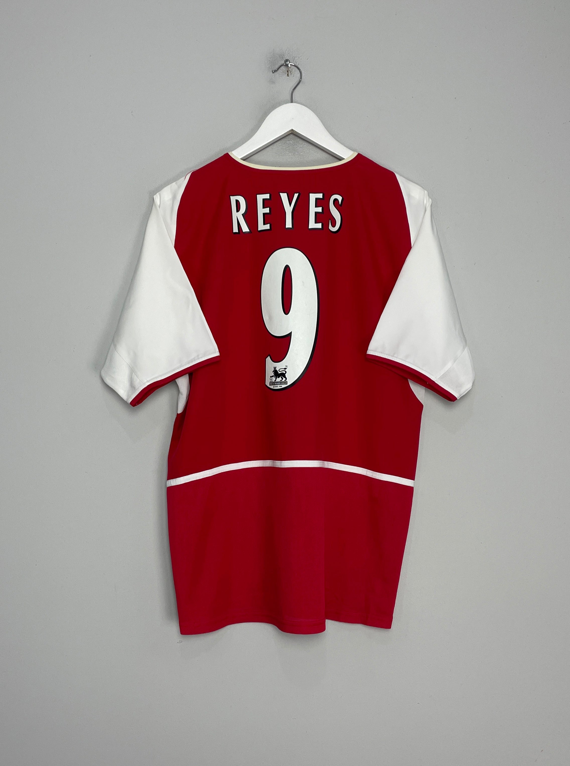 2002/04 ARSENAL REYES #9 HOME SHIRT (M) NIKE