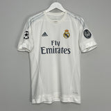 2015/16 REAL MADRID RONALDO #7 C/L HOME SHIRT (M) ADIDAS