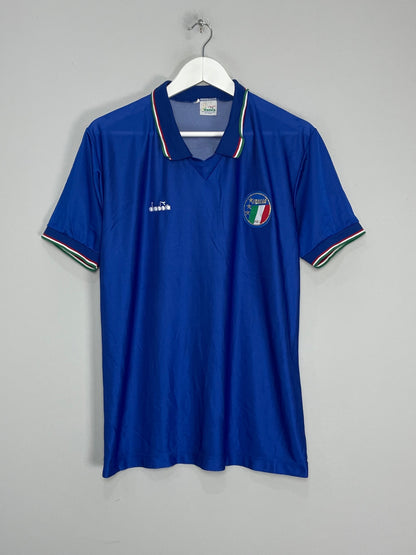 1986/91 ITALY #15 HOME SHIRT (L) DIADORA