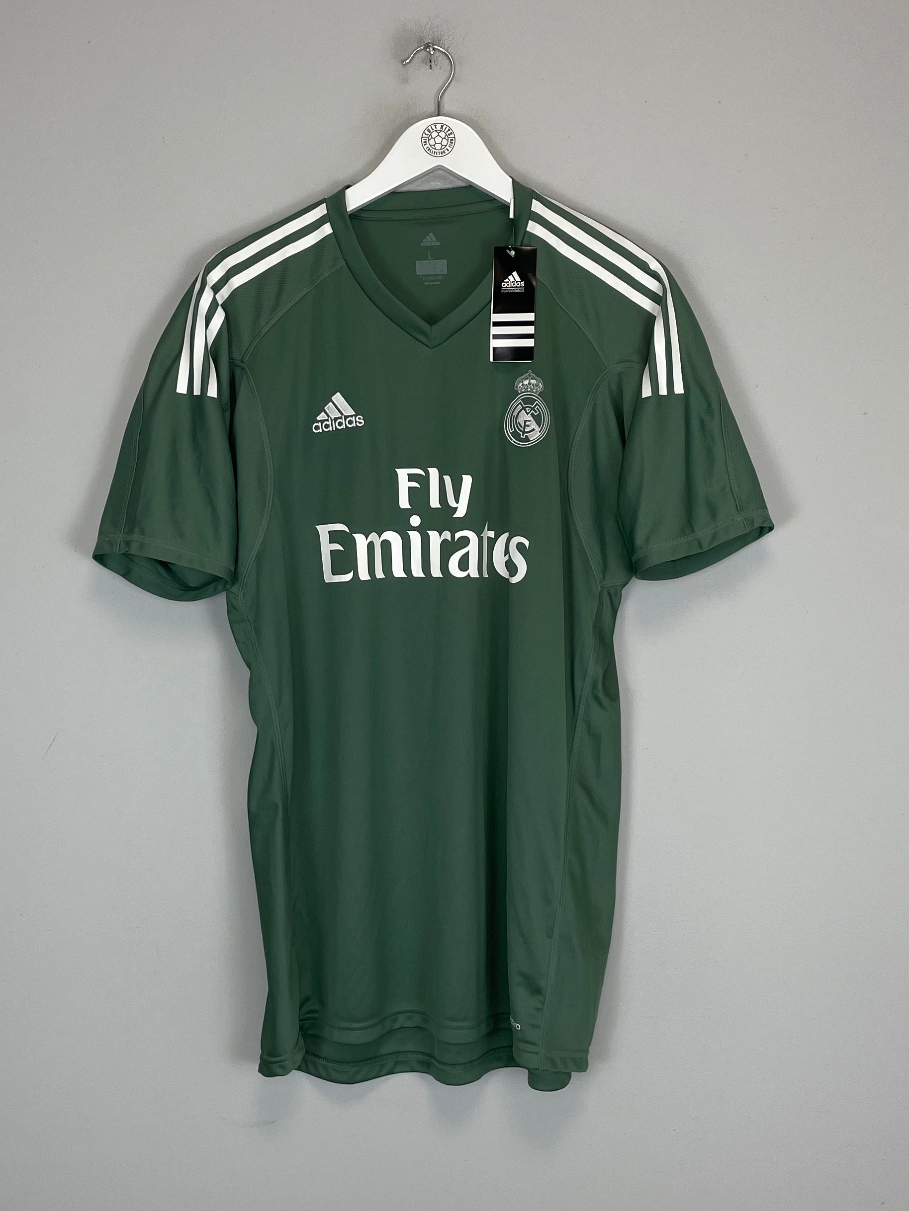 2017/18 REAL MADRID *BNWT* GK SHIRT (L) ADIDAS