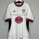 1999/00 RC LENS AWAY SHIRT (XL) UMBRO