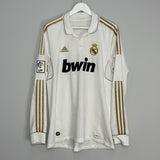 2011/12 REAL MADRID RONALDO #7 L/S HOME SHIRT (L) ADIDAS