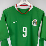 2003/04 MEXICO BORGHETTI #9 HOME SHIRT (M) NIKE