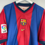 1998/00 BARCELONA GUARDIOLA #4 HOME SHIRT (XL) NIKE