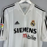 2004/05 REAL MADRID ZIDANE #5 HOME SHIRT (XL) ADIDAS