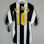 2004/05 JUVENTUS DEL PIERO #10 *BNWT* HOME SHIRT (XL) NIKE