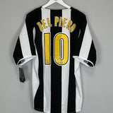 2004/05 JUVENTUS DEL PIERO #10 *BNWT* HOME SHIRT (XL) NIKE