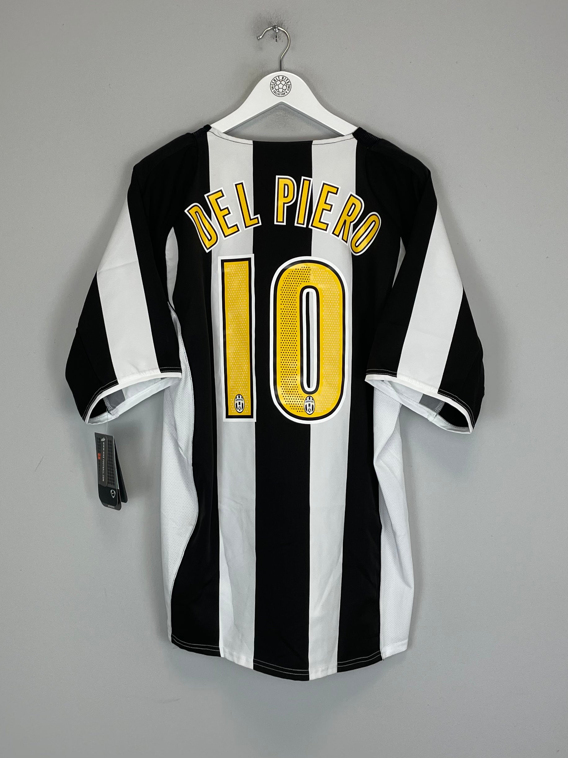 2004/05 JUVENTUS DEL PIERO #10 *BNWT* HOME SHIRT (XL) NIKE