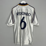 1998/00 REAL MADRID REDONDO #6 HOME SHIRT (L) ADIDAS