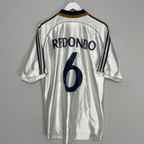 1998/00 REAL MADRID REDONDO #6 HOME SHIRT (L) ADIDAS