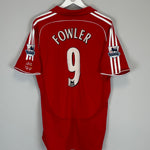 2006/08 LIVERPOOL FOWLER #9 HOME SHIRT (L) ADIDAS