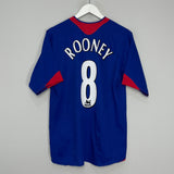 2005/06 MANCHESTER UNITED ROONEY #8 AWAY SHIRT (M) NIKE