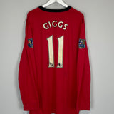 2009/10 MANCHESTER UNITED GIGGS #11 L/S HOME SHIRT (XXXL) NIKE