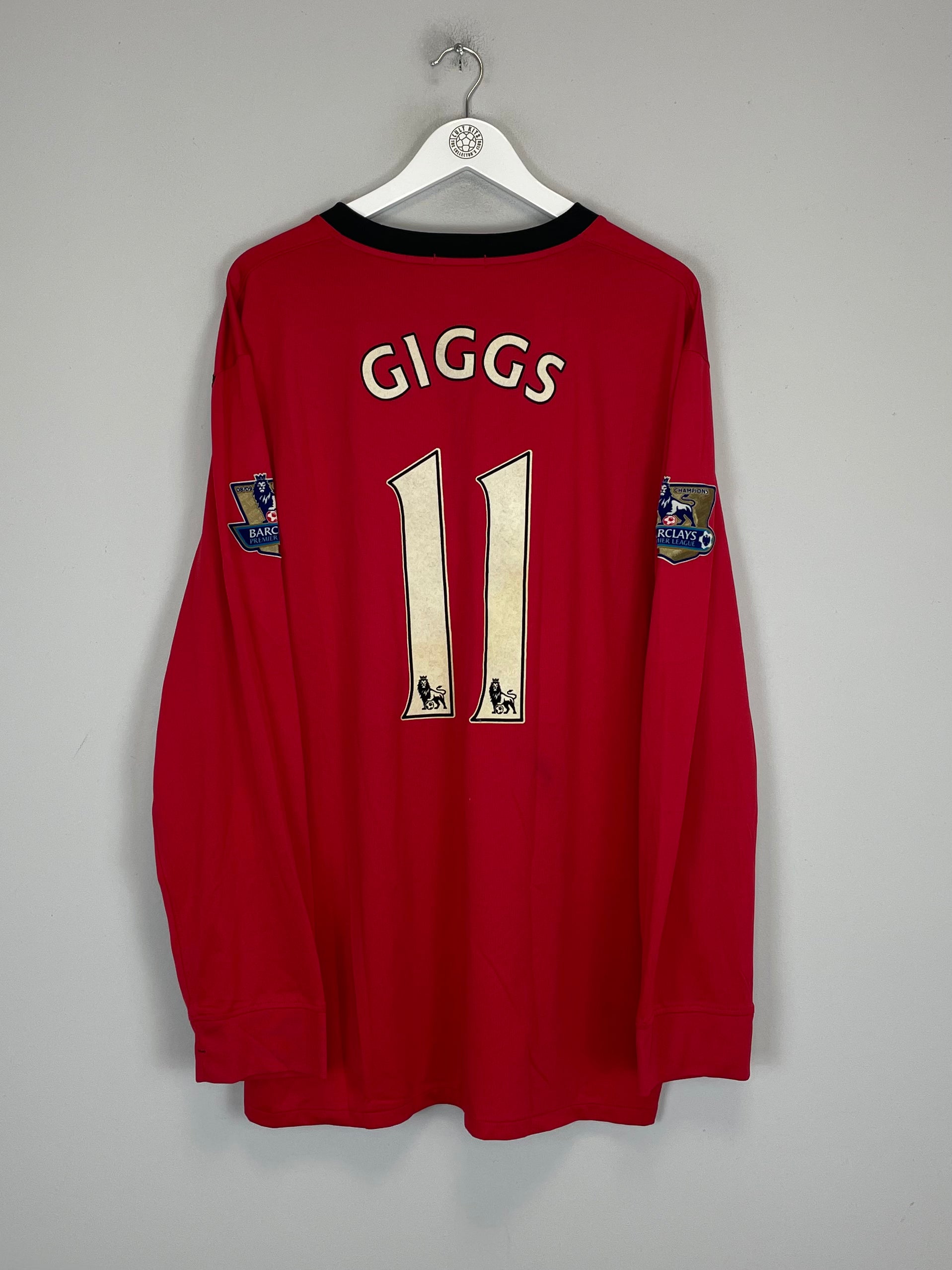 2009/10 MANCHESTER UNITED GIGGS #11 L/S HOME SHIRT (XXXL) NIKE