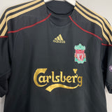 2009/10 LIVERPOOL GERRARD #8 E/L AWAY SHIRT (M) ADIDAS