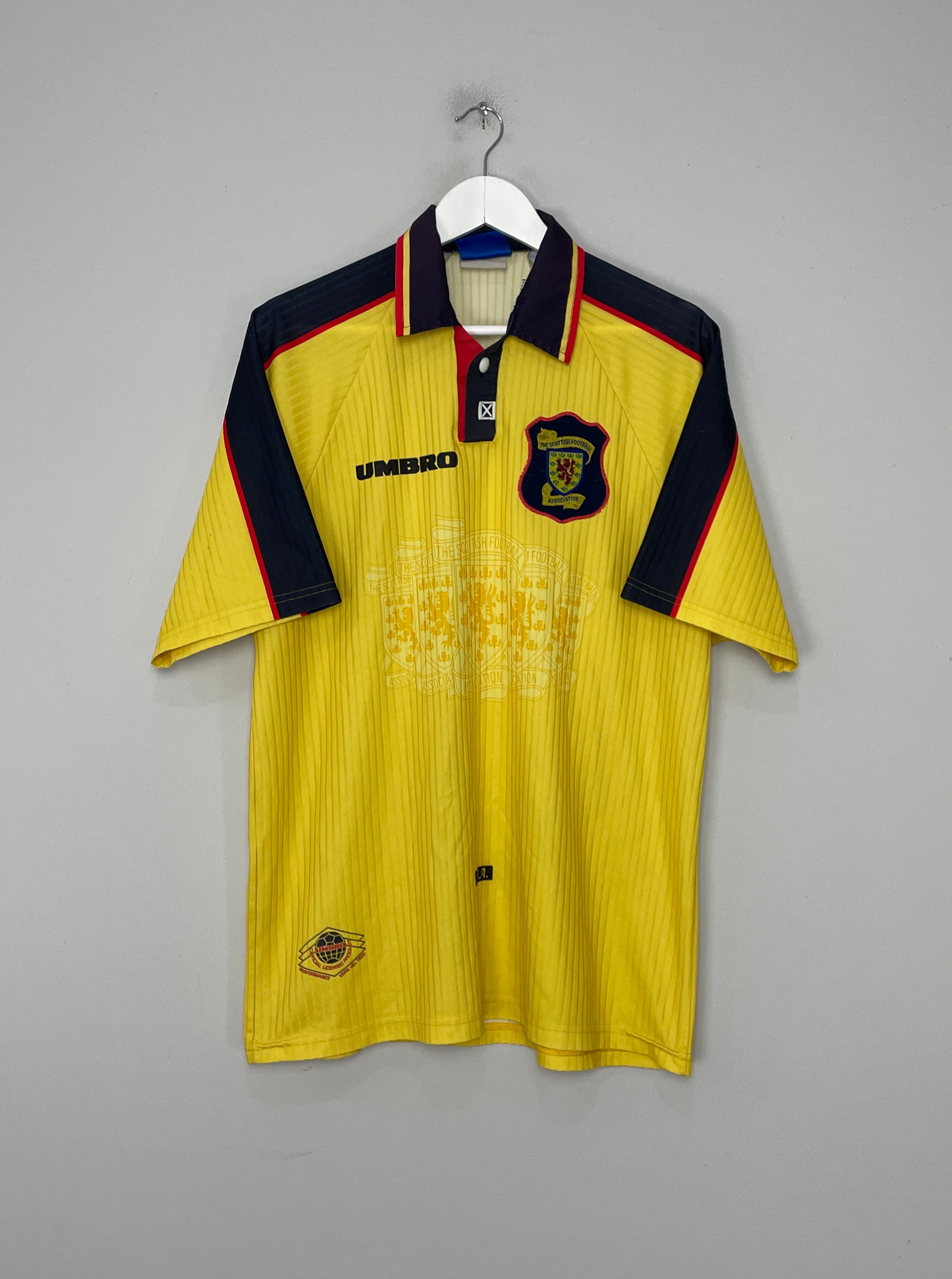 1996/98 SCOTLAND AWAY SHIRT (XL) UMBRO