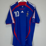 2006/07 FRANCE ZIDANE #10 *PLAYER ISSUE* HOME SHIRT (XL) ADIDAS