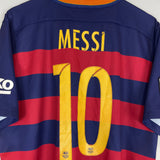 2015/16 BARCELONA MESSI #10 HOME SHIRT (XL) NIKE