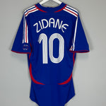 2006/07 FRANCE ZIDANE #10 *PLAYER ISSUE* HOME SHIRT (XL) ADIDAS