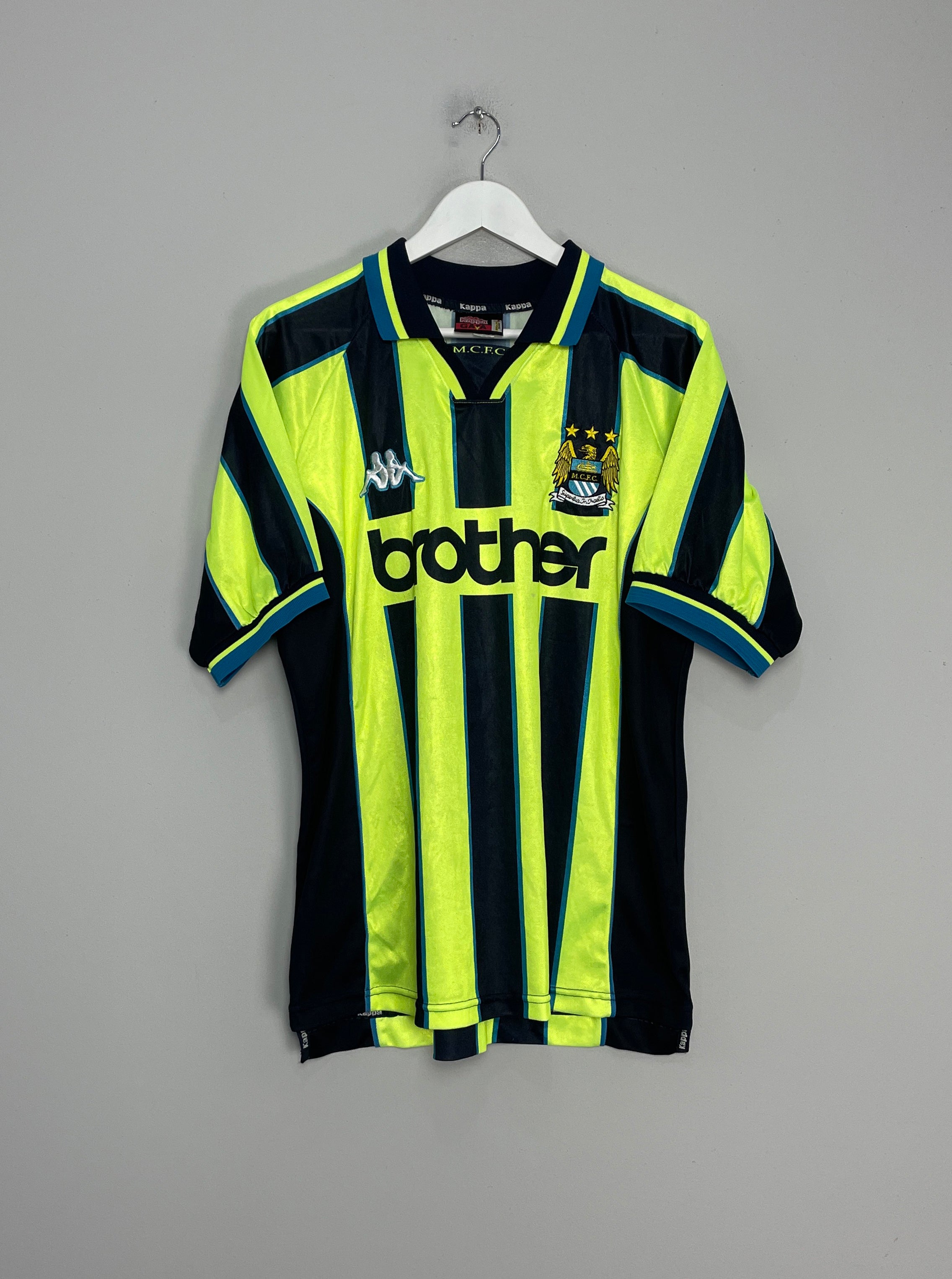 1998/99 MANCHESTER CITY AWAY SHIRT (L) KAPPA