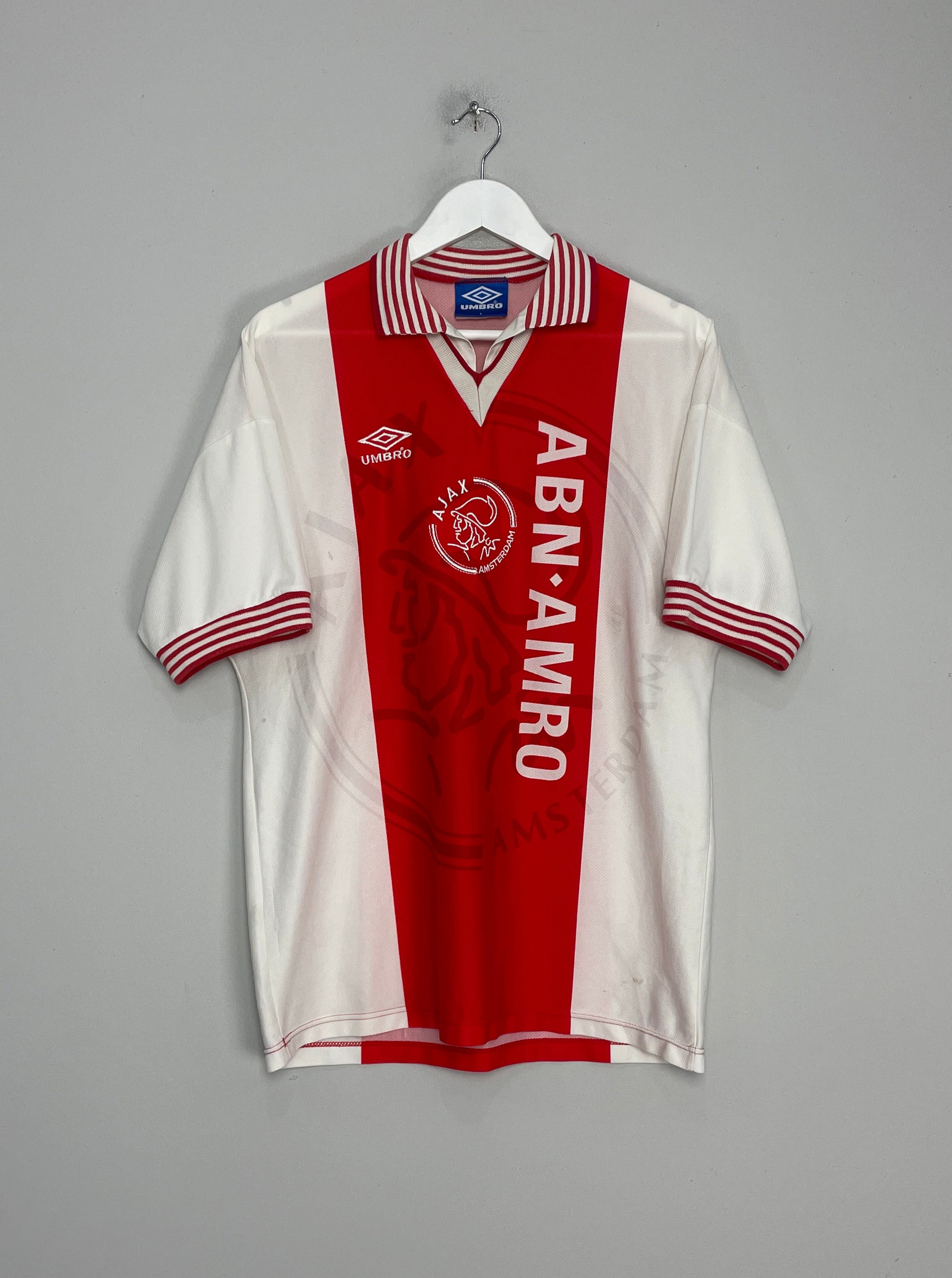 1995/96 AJAX HOME SHIRT (L) UMBRO