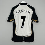 2001/02 MANCHESTER UNITED BECKHAM #7 *CENTENARY* AWAY/THIRD SHIRT (M) UMBRO