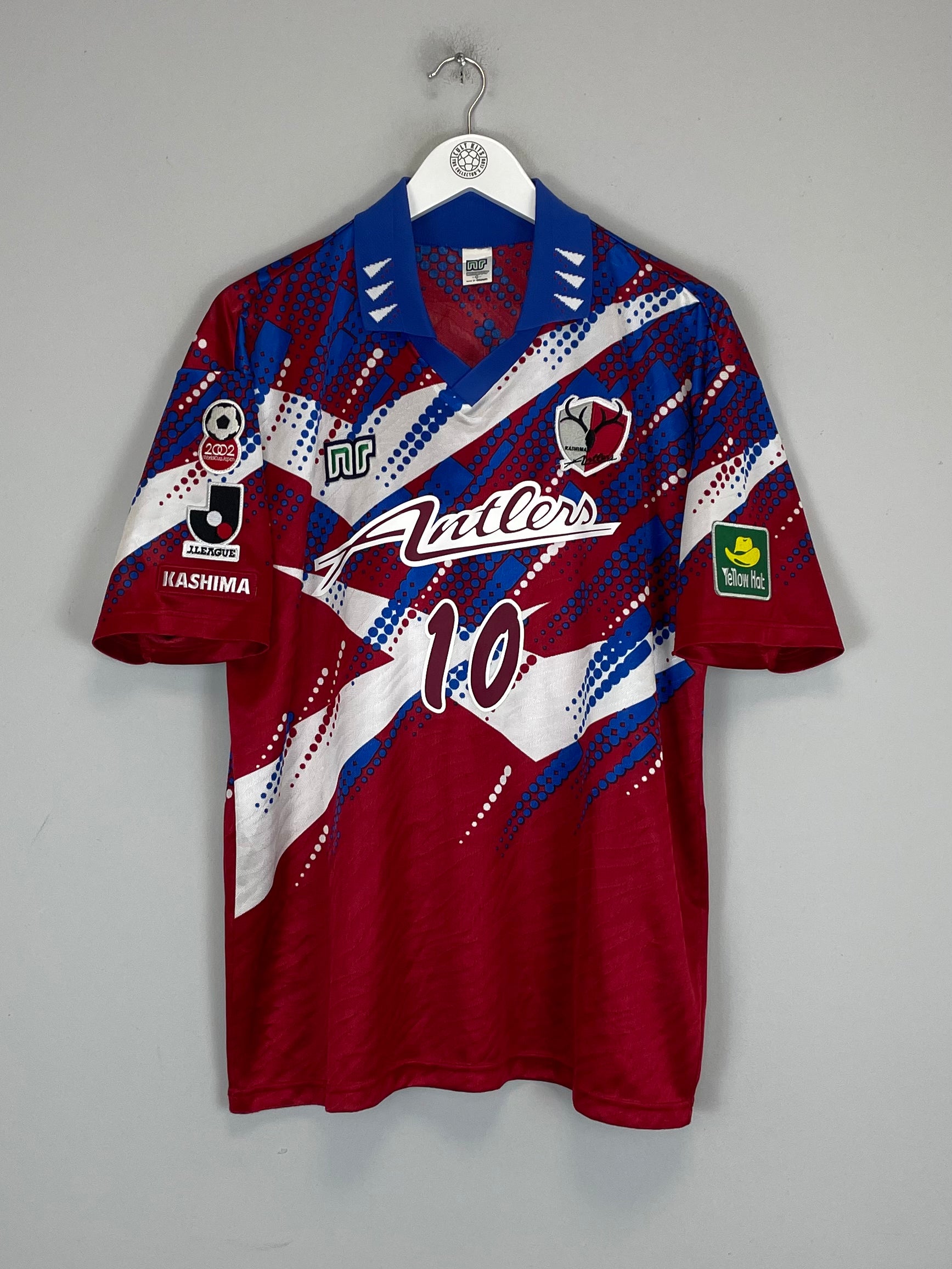 1996 KASHIMA ANTLERS #10 HOME SHIRT (L) NR