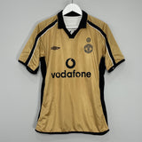 2001/02 MANCHESTER UNITED BECKHAM #7 *CENTENARY* AWAY/THIRD SHIRT (M) UMBRO