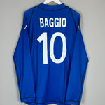 2003/04 BRESCIA BAGGIO #10 *BNWT* L/S HOME SHIRT (XXL) KAPPA