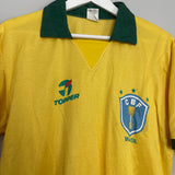 1985/88 BRAZIL HOME SHIRT (M) TOPPER